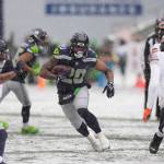 Seattle Seahawks running back Rashaad Penny carries against the Chicago Bears during the second half of a game Dec. 26, 2021, in Seattle. (AP Photo/Stephen Brashear)
