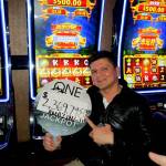 Jose Lopez, a Lynnwood self-employed painter, won $2.4 million on a progressive slot machine at Tulalip Resort Casino on March 20. This beats the previous $1.1 million record at the casino, and is the largest known slot machine win at any casino in state history. (Photo provided)