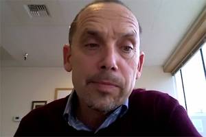 Snohomish Health District health officer Dr. Chris Spitters at a virtual meeting held Tuesday, March 22, 2022. (Snohomish County Health District)