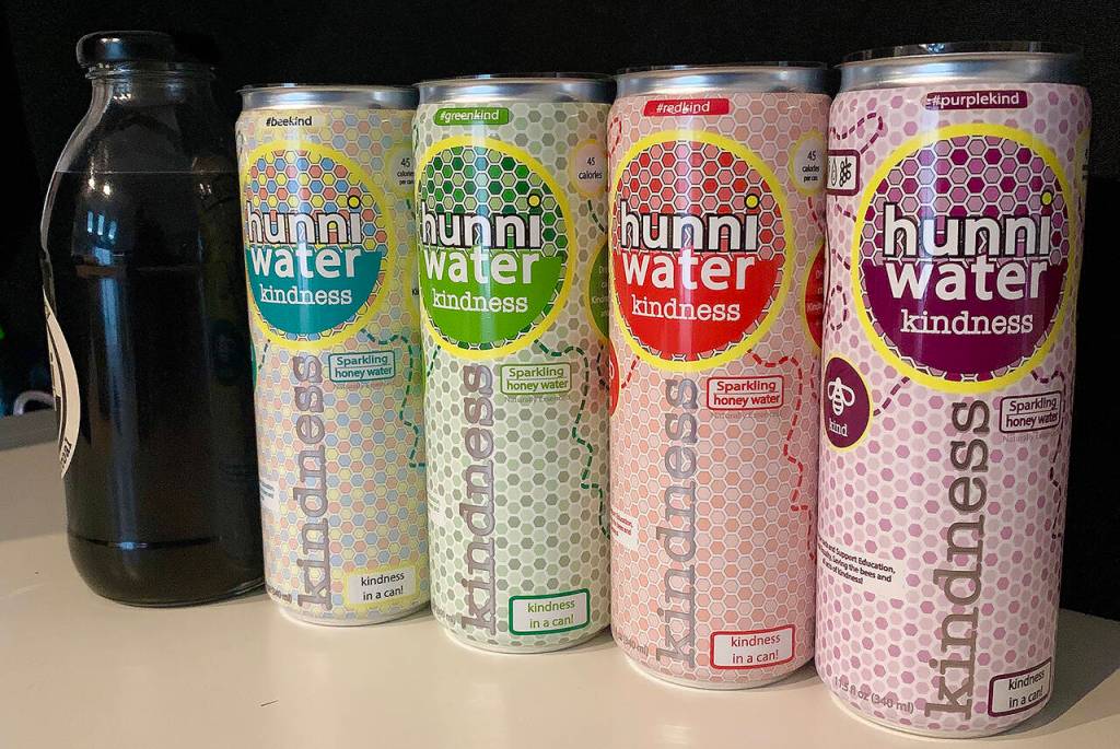 Hunniwater is a hydrating drink sweetened with honey. The Edmonds-based business was launched by Karin and Eric Butler and now offers free shipping in the Seattle area. (Photo courtesy of Karin Butler)