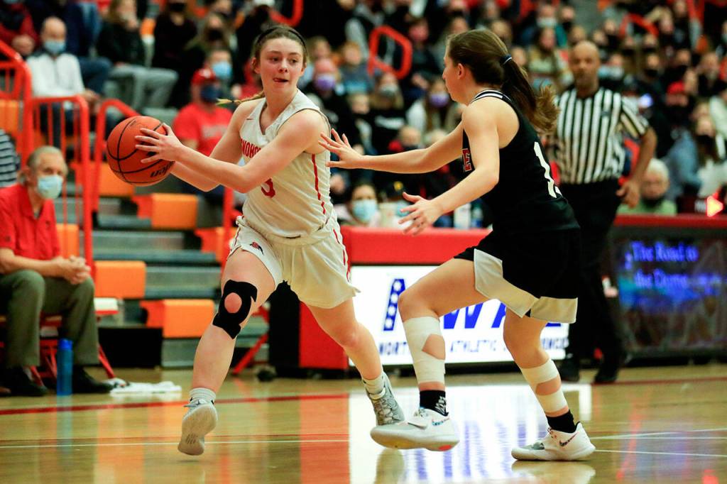 Snohomish senior Cheyenne Rodgers (Kevin Clark / The Herald )