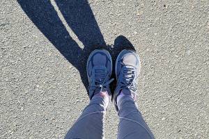 Caption: Hitting 10,000 steps a day has become more challenging since the pandemic began.