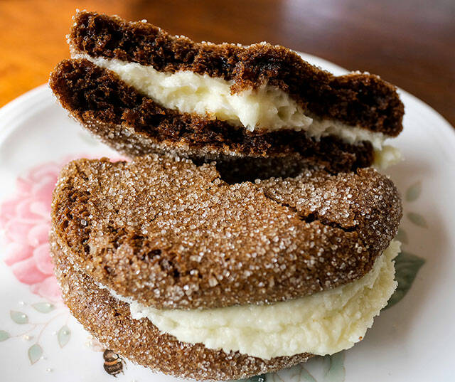 Cardamom ginger molasses cookie at Grain Artisan Bakery. (Taylor Goebel / The Herald)
