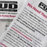 The Snohomish County PUD is experiencing a paper shortage. Customers who received bills this month did not get a payment envelope. (The Herald)