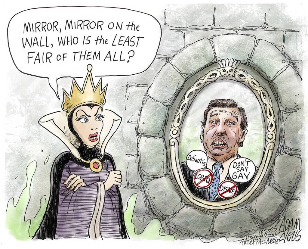 April 8, 2022: DeSantis and Disney