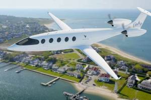 Cape Air, one of the nation’s largest commuter airlines, plans to purchase dozens of planes from Eviation Aircraft, the Arlington company that’s designed and built a fully electric commuter airplane. (Eviation) 20220420