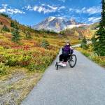 Jenny Schmitz on the Skyline trail at Mount Rainier National Park. (Ted Bashor)