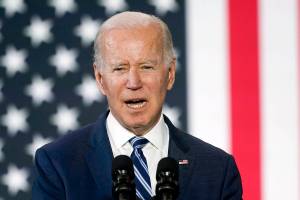 President Joe Biden speaks at North Carolina Agricultural and Technical State University, in Greensboro, N.C., on April 14, 2022. Biden plans to nominate Michael Barr to be the Federal Reserves vice chairman of supervision. The selection of Barr comes after Bidens first choice for the Fed post, Sarah Bloom Raskin, withdrew her nomination a month ago (AP Photo/Carolyn Kaster)