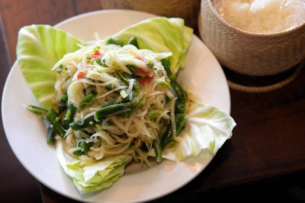 Tam mak hoong at Thai on Main Street in Monroe. (Ryan Berry / The Herald)