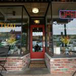 The front door of Thai on Main Street in Monroe. (Ryan Berry / The Herald)
