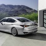 The 2022 Lexus ES 300h hybrid sedan has a stellar fuel economy rating of 44 mpg for combined city and highway driving. (Manufacturer photo)