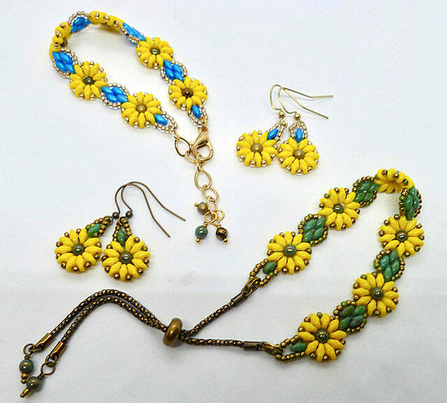 Jewelry and beading by Fran Martiny.