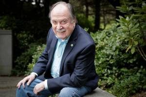 Rep. Mike Sells, D-38, is the recipient of this year's Henry M. Jackson award. The award recognizes a visionary leader who through partnership, tenacity and a strong commitment to community has created lasting opportunities to improve quality of life and positively impact the regional economy. Photographed in Everett, Washington on April 29, 2022.  (Kevin Clark / The Herald)