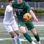 Senior forward Gavin Vanden Berg leads Shorecrests high-powered attack. (Kevin Clark / The Herald)