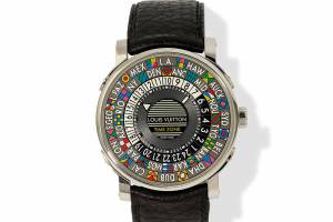 Photo Caption: This Escale watch in a signed box was estimated at $3,000 to $5,000. It sold for $3,000 at a Rago auction in 2021.