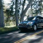 The 2022 Infiniti QX60 Sensory has seating for seven. Heated outboard second-row seats and power-return third-row seats are standard equipment.(Manufacturer photo)