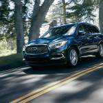 The 2022 Infiniti QX60 Sensory has seating for seven. Heated outboard second-row seats and power-return third-row seats are standard equipment. (Manufacturer photo)