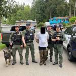 The Snohomish County Sheriffs Office released this redacted photo of a suspect in connection with a shooting after he was taken into custody Monday. (Snohomish County Sheriff)