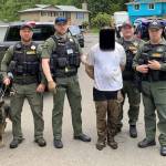 The Snohomish County Sheriff's Office released this redacted photo of a suspect in connection with a shooting after he was taken into custody Monday. (Snohomish County Sheriff)