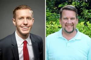 Nate Nehring (left) and Sam Low.