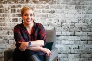 Kellie Del Velder Mayo, real estate agent, in Snohomish, Washington on January 31, 2022. (Kevin Clark / The Herald)