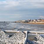 Blackpool, its beach, and its tower.