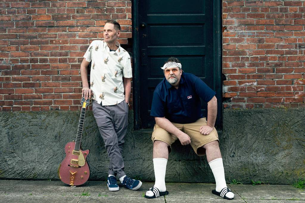 The Pilchuck Boyz will bring their comedic reggae to Arlington's Jamestown Saloon at 7 p.m. Saturday.