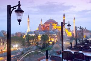 Hagia Sophia in Istanbul has for centuries been the grandest place of worship in all of Europe. (Rick Steves' Europe)