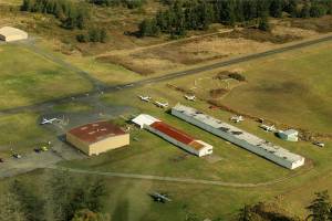 The A.J. Eisenberg Airport in Oak Harbor. (Karina Andrew / Whidbey News-Times)