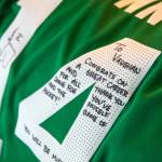 A message from Dallas Stars captain Jamie Benn is written on a jersey congratulating Vaughan Rody on his officiating career. Rody said Benn is one of the players he respected most during his career. (Ryan Berry / The Herald)