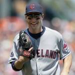 Cleveland center fielder Grady Sizemore, a Cascade High School graduate, smiles during a game against the San Francisco Giants in 2011. (AP Photo/Jeff Chiu)