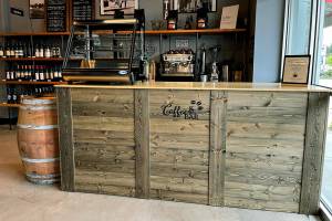 The Grape & Grain in Everett is now serving coffee drinks, alongside its local beer and wine offerings. (Photo courtesy of Grape & Grain)