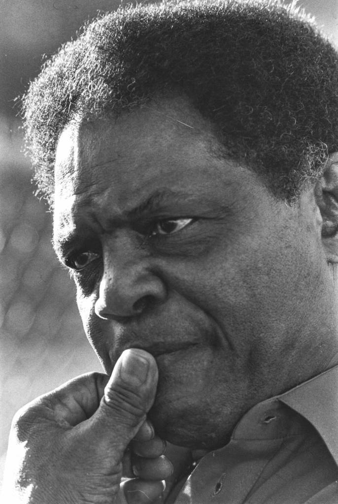 Retired Major League Baseball legend Willie Mays. (Greg Scott / The Herald)