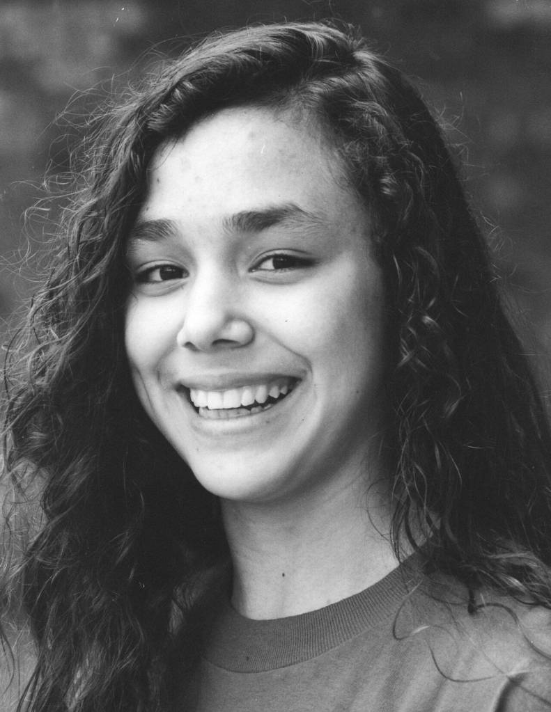 Snohomish High School girls basketball star and future WNBAer Milena Flores in an Athlete of the Week photo. (Herald file photo)