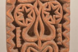 Photo Caption: Butter prints like this one pressed a design into freshly made butter as a decoration or for marketing. Today, collectors search for antique butter prints and consider them folk art.