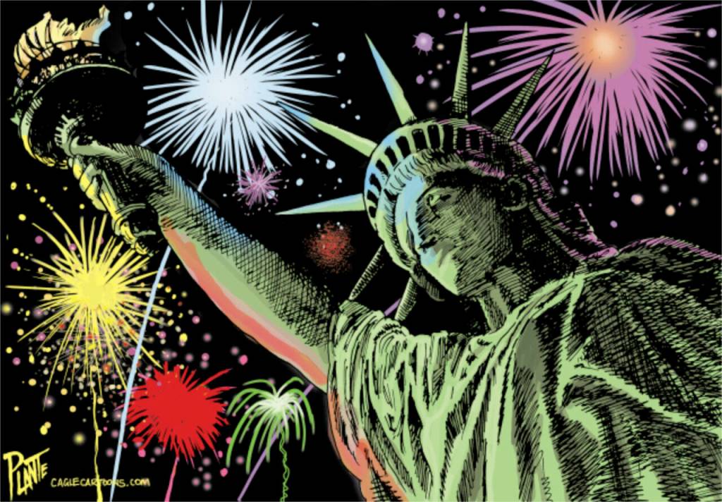 Independence Day, United States of America, July 4th, USA, Statue of Liberty