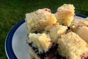 Blueberry coffee cake is a perfect summer treat. (Photo courtesy of Hazel Blue Acres)