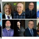 Top row: Anita Azariah (left), Bert Johnson, Daryl Williams, Gary Kemp and Julio Cortes. Middle row: Bernard Moody. Bottom row: June Robinson (left), Christopher D. Elliott, David Wiley, Mark James and Mary Fosse.