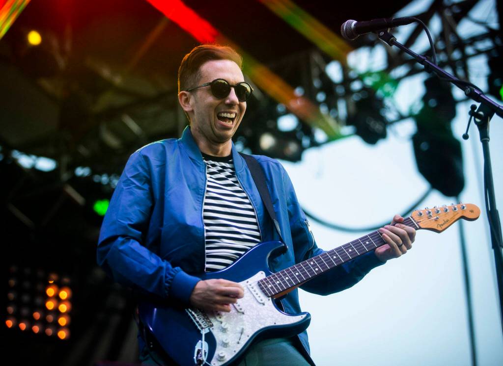 Cory Wong performs at Summer Meltdown on Thursday, in Snohomish. (Olivia Vanni / The Herald)