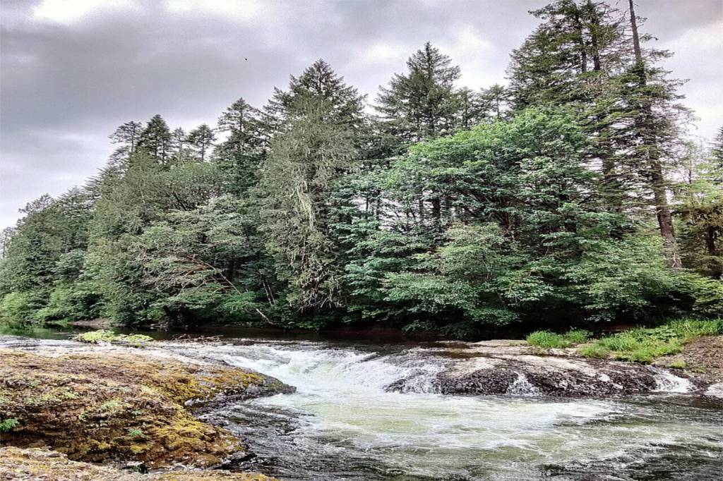 Sweet little falls at Rainbow Falls State Park. (Scott Hewitt/The Columbian)