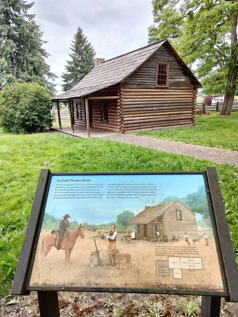 The 1848 Jackson House, near Lewis and Clark State Park, is the oldest pioneer home north of the Columbia River. (Scott Hewitt/The Columbian)