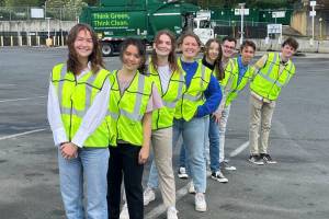 The 2022 WM Recycle Corps interns are part of WM’s recycling education and outreach team.