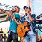 Preston Brust (left) and Chris Lucas of Locash are slated to perform July 30 at Angel of the Winds Casinos Rivers Run Event Center. (Associated Press)