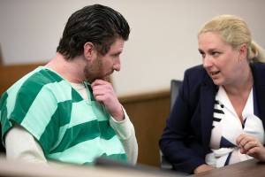 Stefan Deremer appears in court Monday, June 13, 2022, at the Snohomish County Courthouse in Everett, Washington. (Ryan Berry / The Herald)