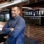 Shane Kidwell, CEO and founder, of Think Tank Cowork on Tuesday afternoon in Everett, Washington on July 19, 2022. (Kevin Clark / The Herald)