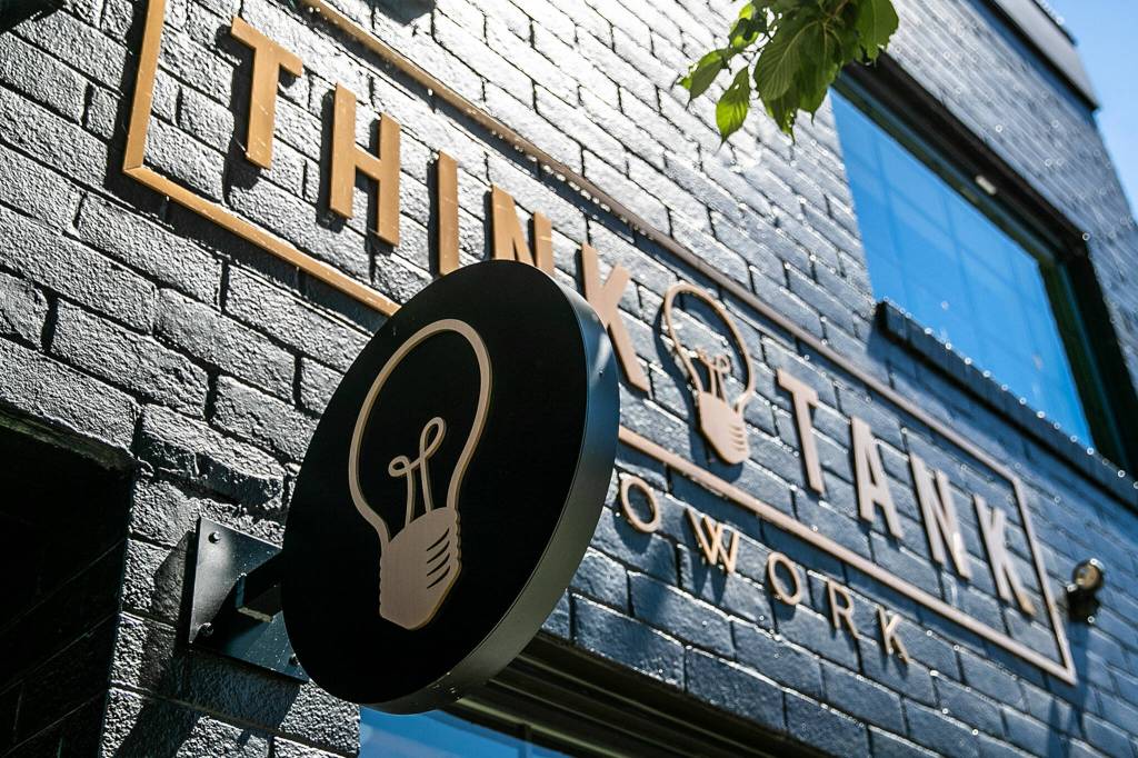 Think Tank Cowork in Everett, Washington on July 19, 2022. (Kevin Clark / The Herald)