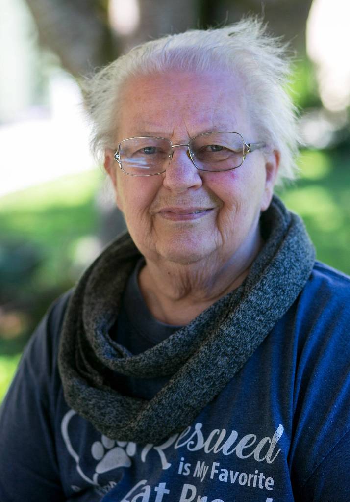Kathy Centala, 80, founded Purrfect Pets over 30 years ago near Arlington. (Ryan Berry / The Herald)
