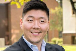 Jason Moon, new member of Mukilteo City Council and the first Korean American. He was appointed to fill the seat vacated by Joe Marine, who was elected mayor.
(Submitted photo)