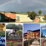 Liberty Elementary (top) and (bottom, L-R) 10th Street Middle, Cascade Elementary, Marysville-Getchell High and Shoultes Elementary schools. (Marysville School District)