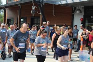 Runners participate in the first annual Run For Your Life Suicide Awareness Run/Walk in 2021. (Photo provided by Austin Johnson)